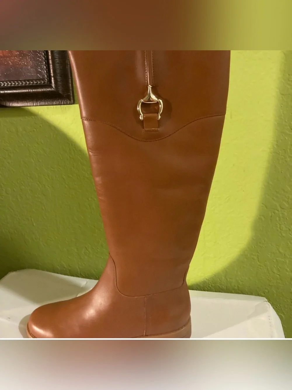 Giani Bernini Over-the-Knee Riding Boots in Cognac